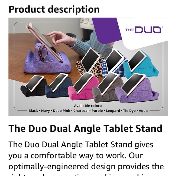 DUO Teal Tablet and Device Holder. Brand New - Picture 2 of 3